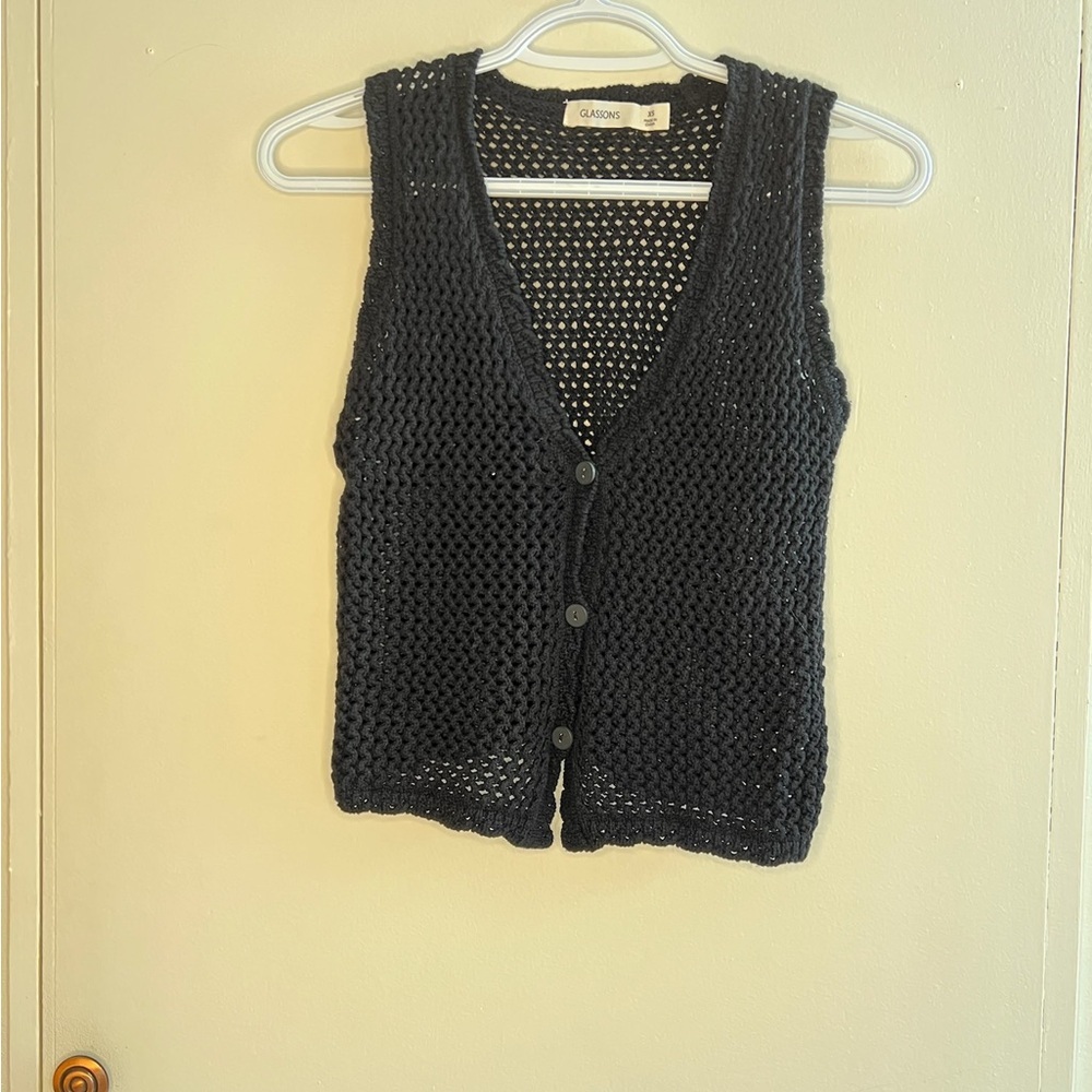 Glassons Black Knit Vest